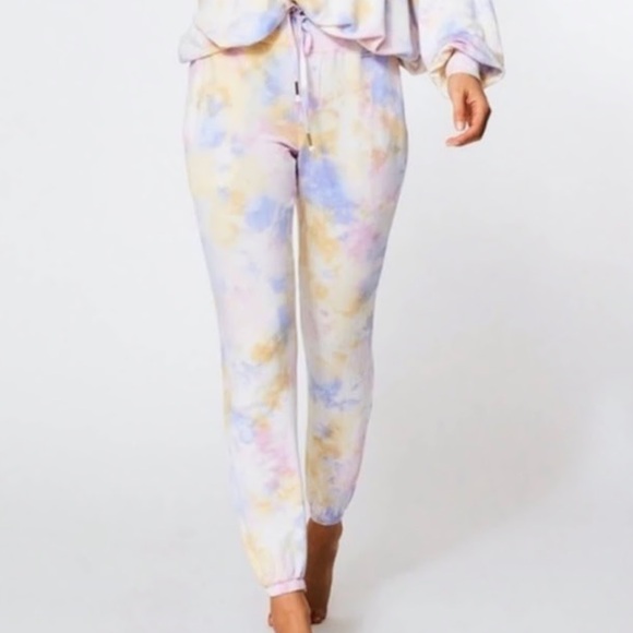 NWT Young Fabulous & Broke Pastel Tie-Dye Joggers size S,M,L - Picture 1 of 9